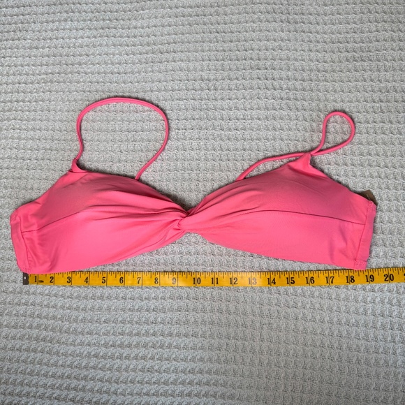 NWT J.Crew Strappy Twist Bikini Top Womens 2X Pink Swim NEW Swimwear Beach BH559 - Picture 7 of 7